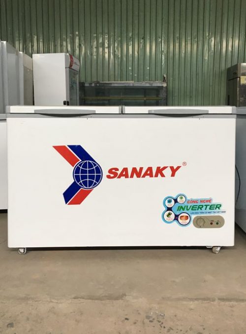 thanh ly tu dong cu sanaky 500l inverter vh 5699hy3